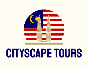 Sightseeing - Malaysia Petronas Tower logo design