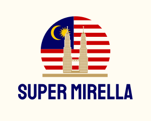 Asian - Malaysia Petronas Tower logo design