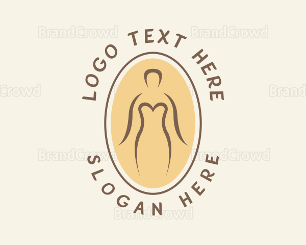 Sexy Woman Lingerie Logo