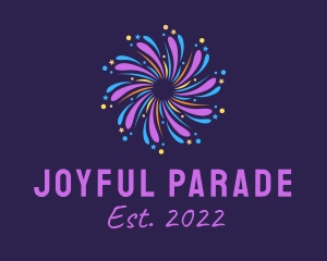 Parade - New Year Pyrotechnics Festival logo design