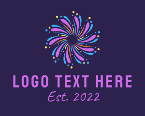 Party - New Year Pyrotechnics Festival logo design