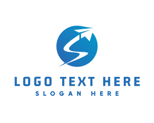 Trading - Shipping Logistic Letter S logo design