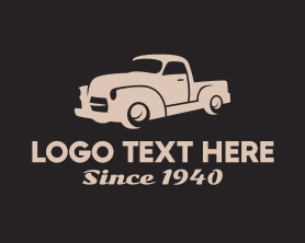 Cab - Vintage Retro Car logo design
