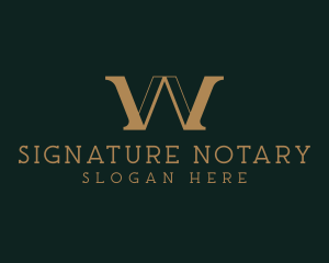 Notary - Gold Law Firm Notary logo design