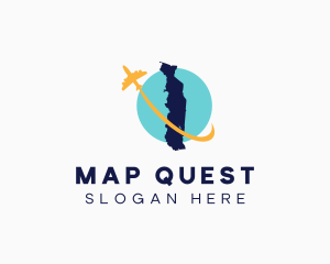 Togo Country Map logo design