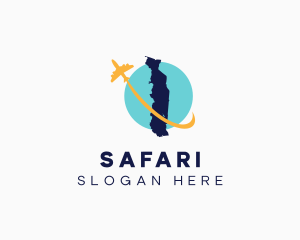 West Africa - Togo Country Map logo design