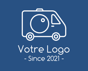 Vehicle - Truck Camera Lens logo design