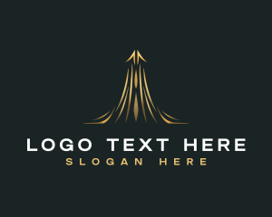 Residential - Luxury Real Estate Tower logo design