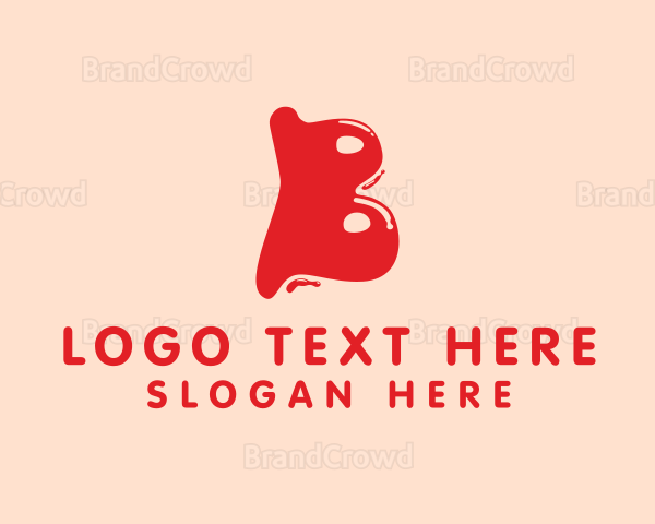 Liquid Soda Letter B Logo