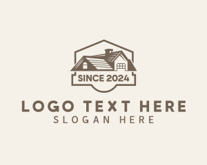 Roofing - Roof Housing Property logo design