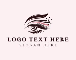 Eyelash Extension - Beauty Eyelash Cosmetics logo design