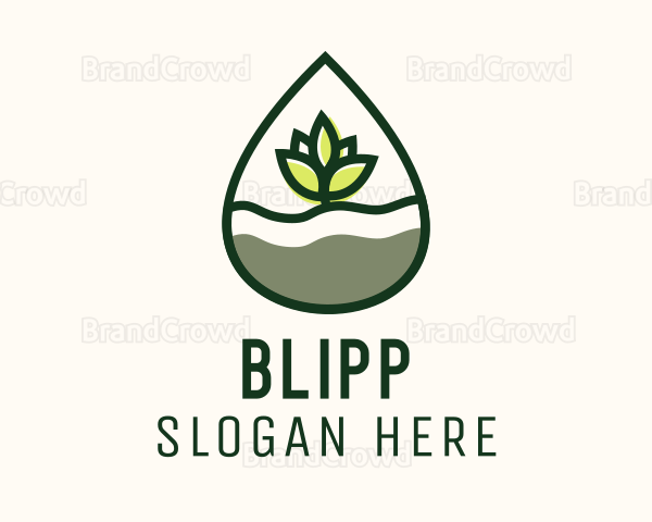 Organic Plant Oil Logo