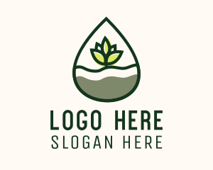 Essence - Organic Plant Oil logo design
