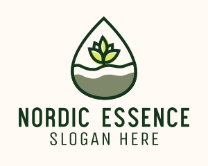 Organic Plant Oil logo design