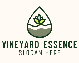 Organic Plant Oil logo design