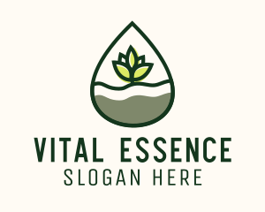 Organic Plant Oil logo design