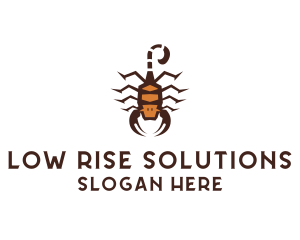 Desert Scorpion Stinger logo design