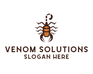Venom - Desert Scorpion Stinger logo design