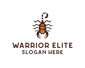 Desert Scorpion Stinger logo design