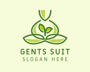 Leaf Yoga Spa logo design