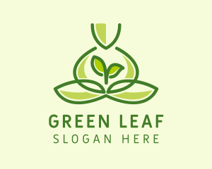 Leaf - Leaf Yoga Spa logo design