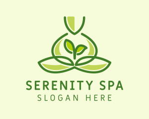 Spa - Leaf Yoga Spa logo design