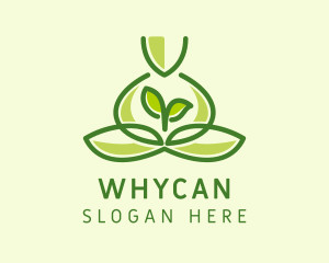 Nature - Leaf Yoga Spa logo design