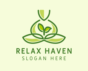 Spa - Leaf Yoga Spa logo design
