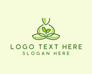 Yoga - Leaf Yoga Spa logo design