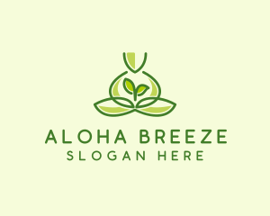 Leaf Yoga Spa logo design