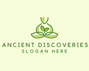 Leaf Yoga Spa logo design