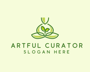 Leaf Yoga Spa logo design