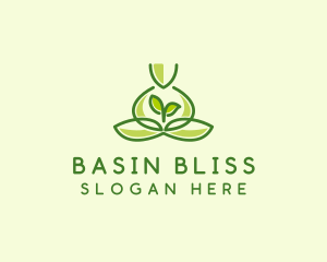 Leaf Yoga Spa logo design