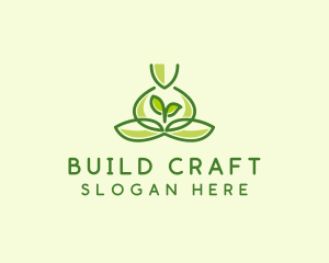 Leaf Yoga Spa logo design