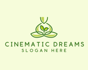 Leaf Yoga Spa logo design