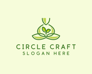 Leaf Yoga Spa logo design