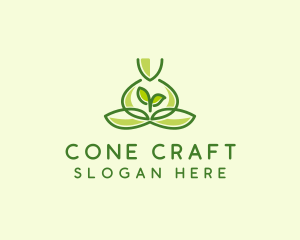 Leaf Yoga Spa logo design