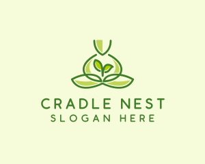 Leaf Yoga Spa logo design