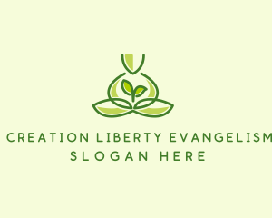 Leaf Yoga Spa logo design