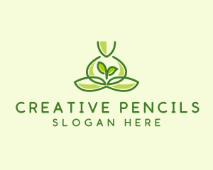 Leaf Yoga Spa logo design