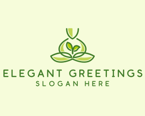 Leaf Yoga Spa logo design