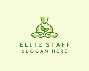 Leaf Yoga Spa logo design