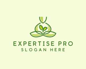 Leaf Yoga Spa logo design