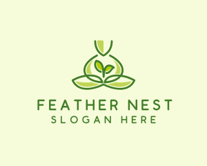 Leaf Yoga Spa logo design