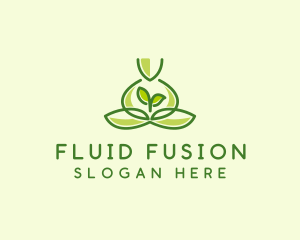 Leaf Yoga Spa logo design