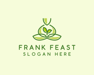 Leaf Yoga Spa logo design