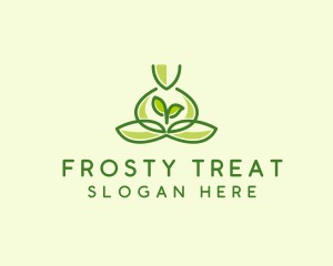 Leaf Yoga Spa logo design