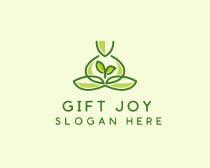 Leaf Yoga Spa logo design