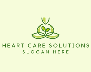 Leaf Yoga Spa logo design