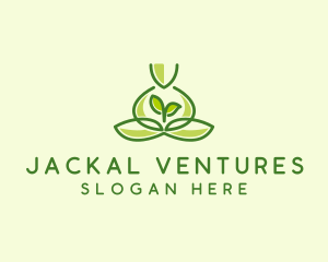 Leaf Yoga Spa logo design